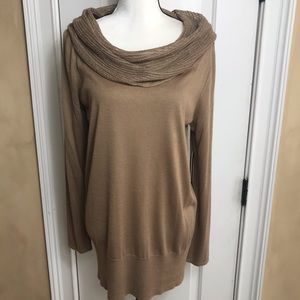 NWT T Tahari Cowl Neck Tunic Sweater